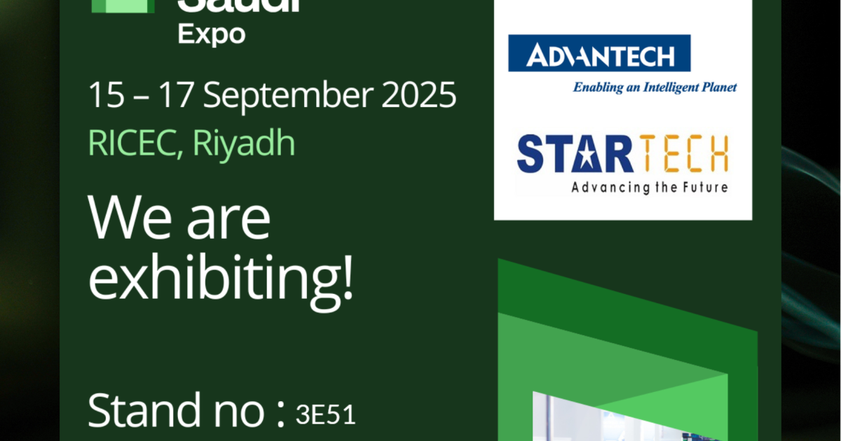 Startech FZE and Advantech exhibiting at Smart Cities Saudi Expo 2025