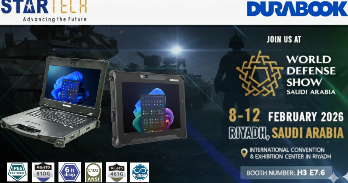 World Defense Show 2026 | Startech - Durabook