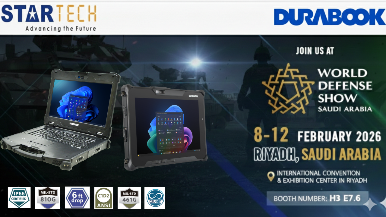 World Defense Show 2026 | Startech - Durabook